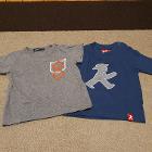 半袖Tシャツ2枚セット 90 - 3EUR（グレーは日本で購入。青はアンペルマン。）