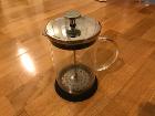 フレンチプレスコーヒーメーカー　5ユーロ