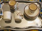 11. コーヒーカップ4個セット(ソーサー付)：4€（単個売りの場合：1€/個）
