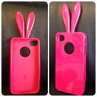 [3€]iphone4s ウサギ耳ケース　中古・美品　rabito Designed by Mina Kwag