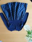 jacadi 12A/152cm 濃紺　生地切り替え　ドレス　一度着たのみ美品　20€