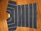 青ボーダーTシャツ(zara)