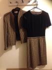 M's GRACY　結婚式で2度着用
ちょっとしたお出かけにも
こげ茶部分はベルベット9号　８€