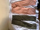 カーキーパンツ　ZARA サイズ13/14(164CM) ローズパンツ　stradivarius サイズ38