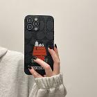 コーチ ピーナッツ コラボ iPhone13 ProMaxケース スヌーピー