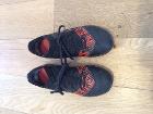 男児addidas サッカーシューズ　オレンジ×ブラック