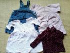 •	Petit bateau　６ヶ月～1歳半　
　　 トップ :１€　ワンピース :２€
