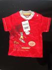 ・[2€]La compagnie des petits Tシャツ赤　6カ月　新品・未使用・タグ付き
