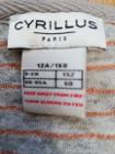 12歳　Cyrillus グレー上着　新品　10Euros