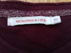 10歳　Monoprix ボルドーカーディガン　美品　3Euros