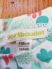 10歳　Vertbaudet ミントグリーンロングコットンシャツ　1Euro